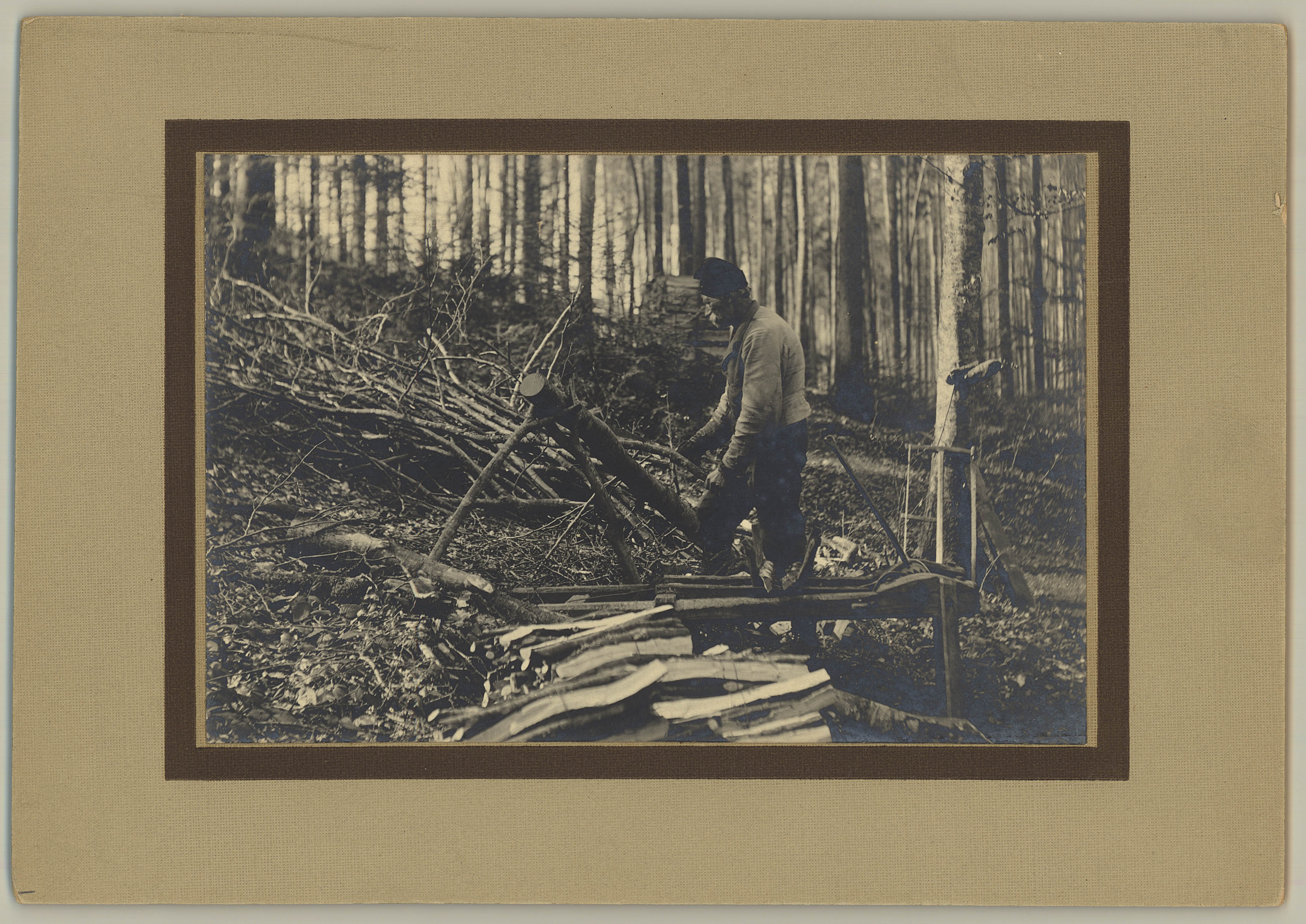 Waldarbeiter Zbinden -1918